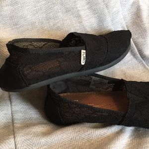 TOMS Classic Slip On Alpargata Flats